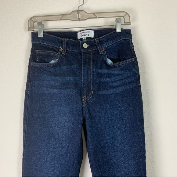 Reformation Womens Peyton high rise boot cut jeans 26 - Picture 8 of 8